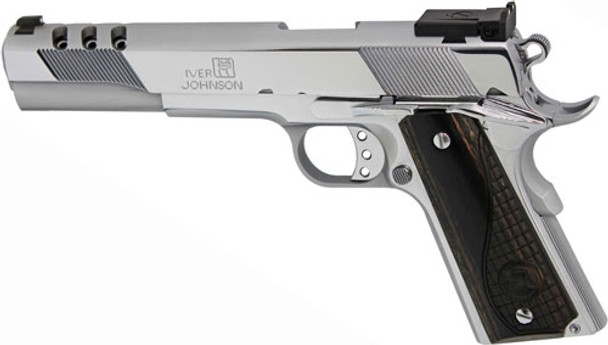 45ACP 6" ADJ POLISHED CHROMEIVER JOHNSON EAGLE XL PORTED 