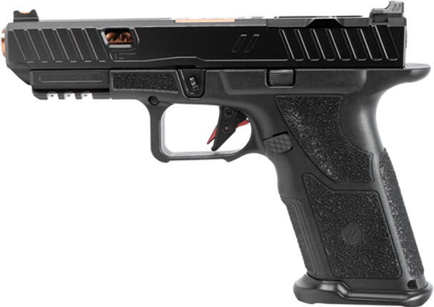 LENGTH SLIDE 9MM 17RD BLK/BRZZEV OZ9V2 ELITE PISTOL FULL 