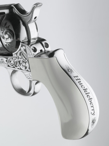 3.5" NICKEL ENGRAVED B-HEADCIMARRON HUCKLEBERRY 45LC 