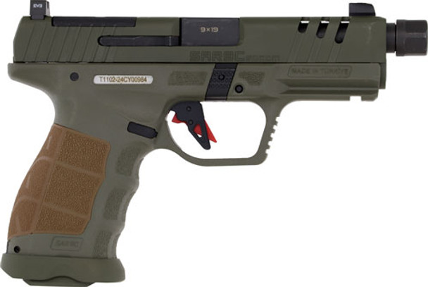 4.7" BBL 15/21 RD MAG SF GREENSAR USA SAR9 COMPACT SOCOM 9MM 