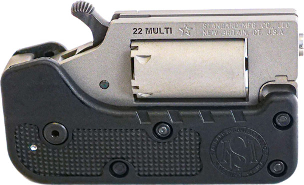 5 SHOT STAINLESS CAN BE FOLDEDSTAND MFG SWITCH GUN 22 MAG 