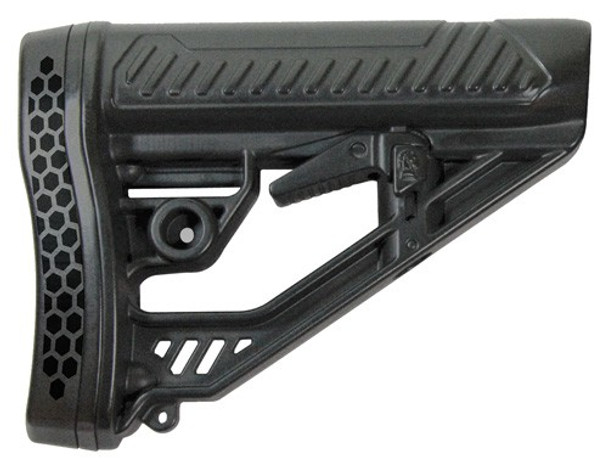 MIL-SPEC POLYMER BLACKADAPTIVE TACTICAL STOCK AR-15 