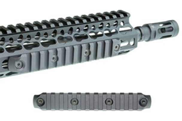 5.5" RAIL BLACKBCM RAIL SECTION--NYLON KEYMOD 