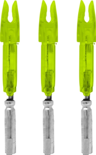 X-SERIES GREEN 3PKLUMENOK LIGHTED NOCK 