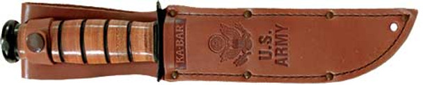 7" SRRTD W/LTHR SHTH US ARMYKA-BAR FIGHTING/UTILITY KNIFE 