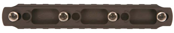 4" RAIL SECTION BLACKBCM RAIL SECTION ALUM. KEYMOD 