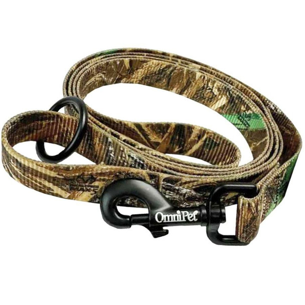 Omnipet Nylon Dog Lead 1" x 6ft Realtree Max 5