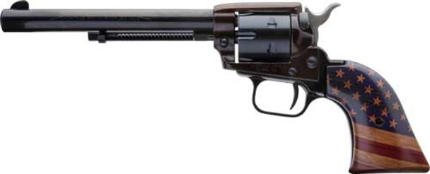 USA FLAG GRIPHERITAGE 22LR 6.5" FS BLUED 