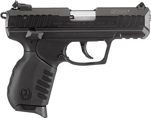 10-SHOT BLUED/BLACK POLYMERRUGER SR22PB 22LR 3.5" AS 