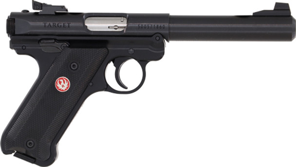 5.5" BULL AS BLACK PLASTICRUGER MARK IV TARGET 22LR 