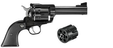 Ruger New Blackhawk Convertible SA Handgun .357 Mag/9mm Luger 6rd Capacity 4.62" Barrel Blued