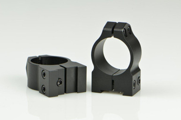 Warne Maxima Fixed (16mm Dovetail) Scope Ringmount with Grooved Receiver Fits CZ527 1" Medium Matte