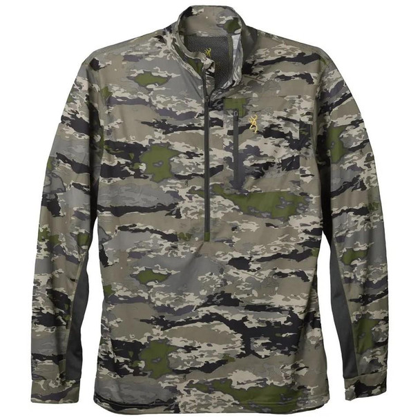Browning Early Season 3/4 Zip Shirt Ovix L