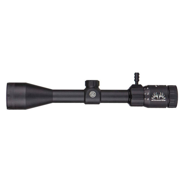Sig Sauer Buckmasters Rifle Scope 4-16X44mm 30mm Side Focus SFP BDC Reticle Black