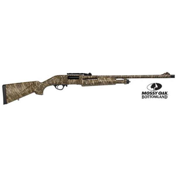 Escort Field Hunter Turkey Pump Shotgun 12ga 3" Chamber 4rd Capacity 24" Barrel Mossy Oak Bottomland Stock