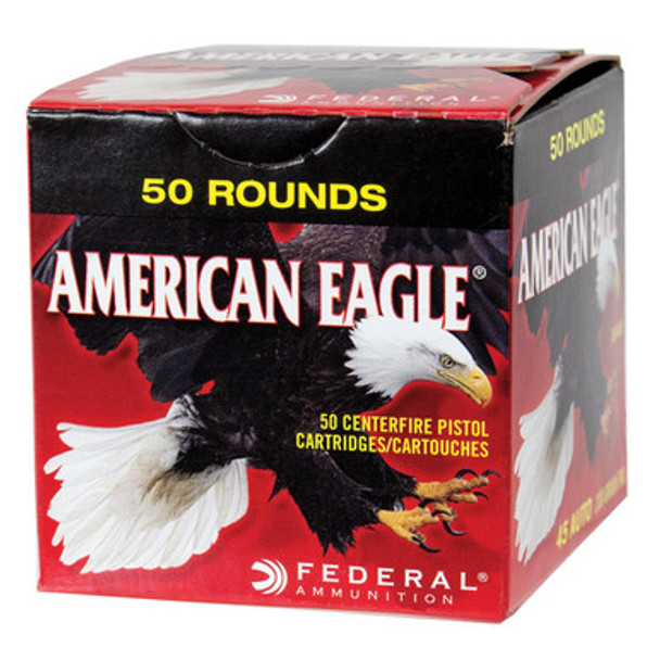 American Eagle Handgun Ammunition .45 ACP 230 gr FMJ 890 fps 50/ct