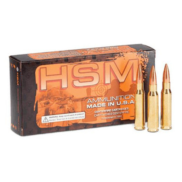 HSM Lead Free TSX Rifle Ammunition .325 WSM 180gr Solid 2900 fps 20/ct