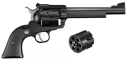 Ruger New Blackhawk Convertible SA Handgun .357 Mag/9mm Luger  6rd Capacity 6.5" Barrel Blued