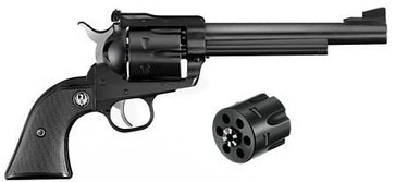 Ruger New Blackhawk Convertible SA Handgun .357 Mag/9mm Luger  6rd Capacity 6.5" Barrel Blued
