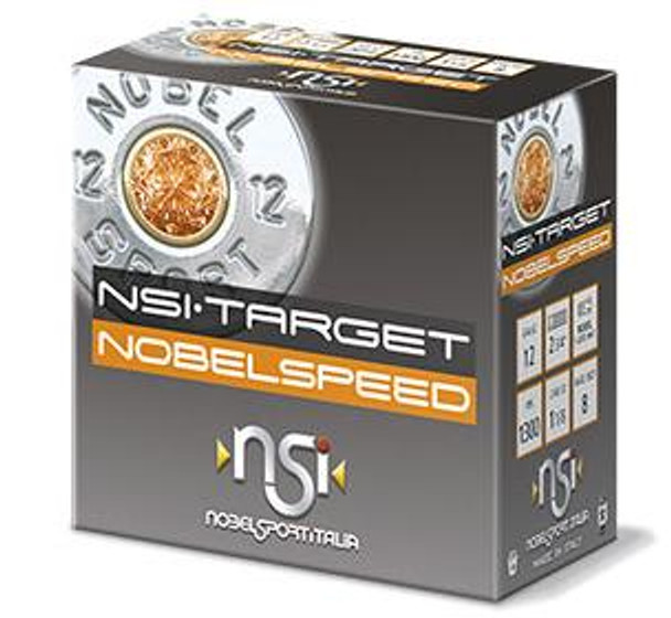 Nobel NSI Target Nobel Speed Shotshell 12 ga 2 3/4" 1 oz 1300 fps #8 25/ct