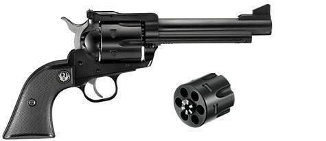 Ruger New Blackhawk Convertible SA Handgun .45 Colt/.45 ACP 6rd Capacity 5.5" Barrel Blued