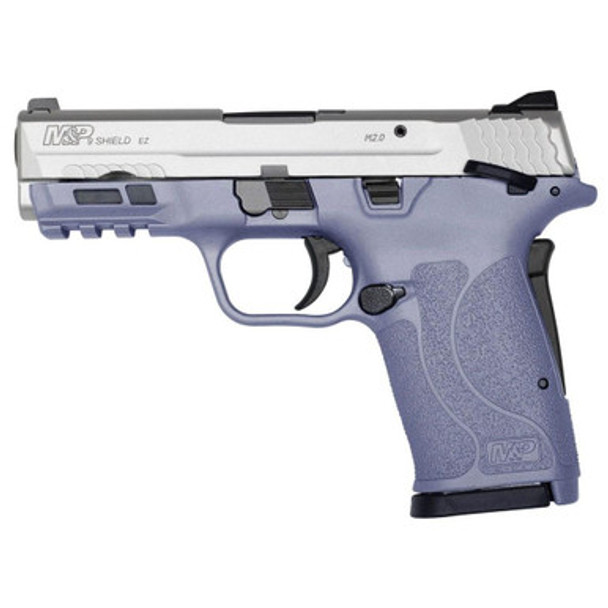 Smith & Wesson M&P 9 M2.0 Shield EZ Handgun 9mm Luger 8rd Magazine 3.675" Barrel Orchid and Stainless Steel