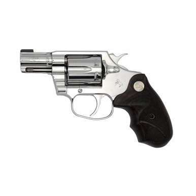 Colt Bright Cobra Handgun .38 Spl(+P) 6rd Capacity 2" Barrel Polished Stainless Finish Walnut Grips