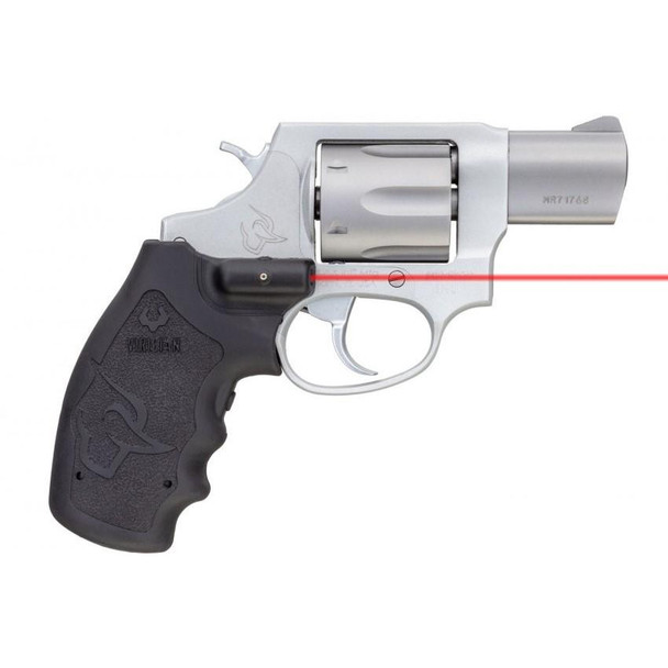 Taurus 856 Ultra Handgun .38 Spl(+P) 6rd Capacity 2" Barrel Black/Stainless Frame Viridian Red Laser Grip