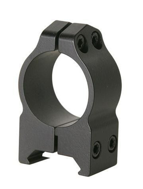 Warne 2-Piece Maxima Fixed Scope Ringmounts with Grooved Receiver - 1" High Matte CZ 527 16mm Dovetail