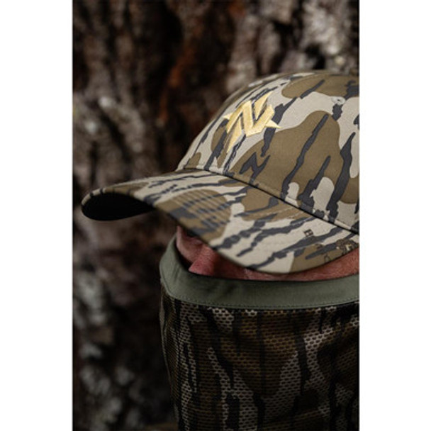 Nomad Assault Camo Trucker Hat Mossy Oak Bottomland