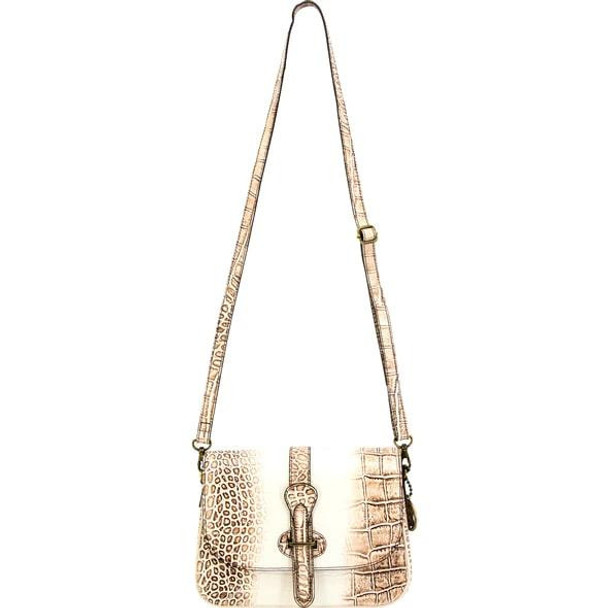 Rugged Rare Smith & Wesson Croc Crossbody Beige
