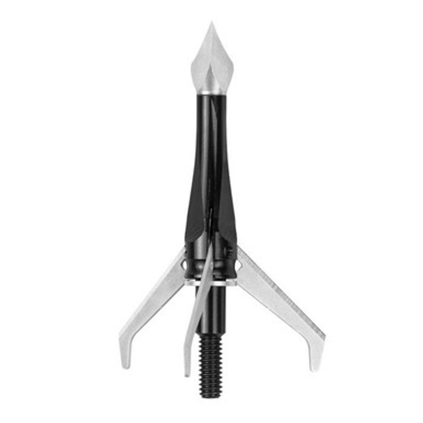 Rocket Broadheads Siphon XB 3-Blade Expandable 1-3/4" Cutting Diameter 100 gr - Black