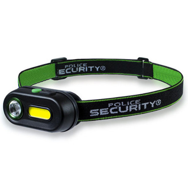 Police Security Flashlights Colt-R Rechargeable Headlamp 400 Lumens Black