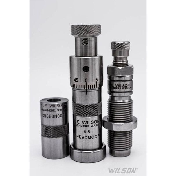 L.E. Wilson Die Kit 2 6.5 Creedmoor with Plastic Case
