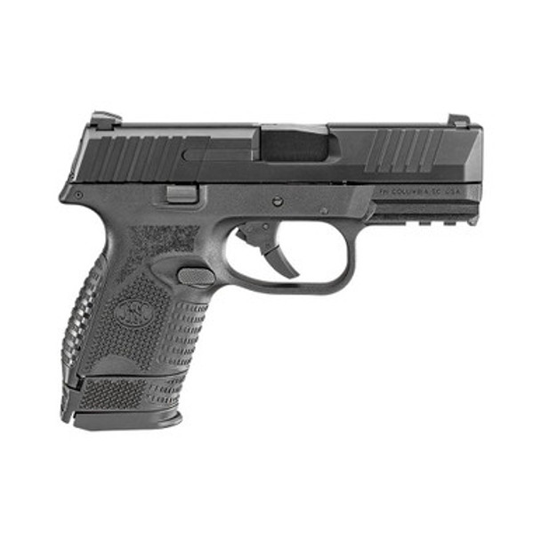 FN 509 Compact Handgun 9mm Luger 12rd (1) 15rd (1) 24rd (3) Magazines 3.7" Barrel Black NMS