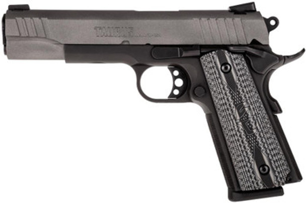 Taurus 1911 Cerakote Gray Handgun .45 ACP 8rd Magazine 5" Barrel VZ Grip