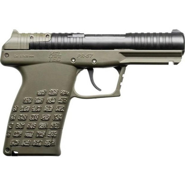 Kel-Tec PR57 Handgun 5.7x28mm 20rd Magazine(1) 4.64" Barrel Green Frame Stripper Clips Optic Plate