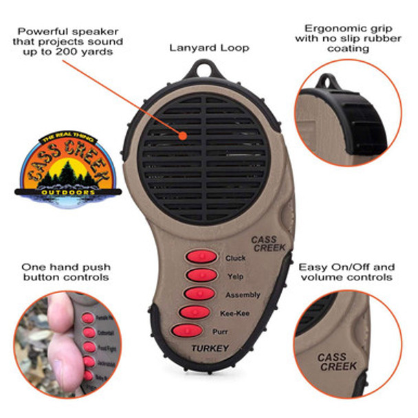 Cass Creek Ergo Electronic Turkey Call