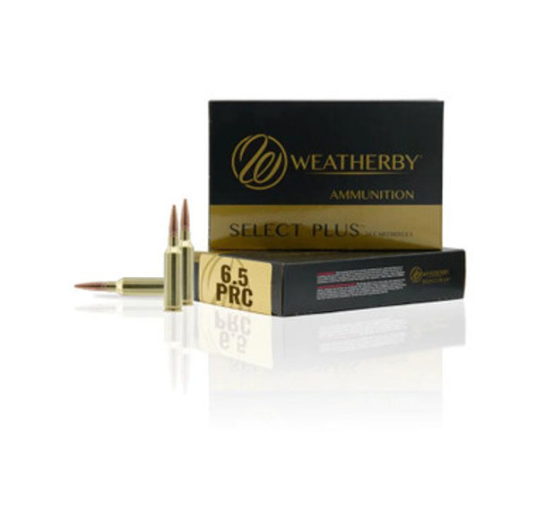 Weatherby Select Plus Rifle Ammunition 6.5 PRC 130gr Scirocco 3025 fps 20/ct