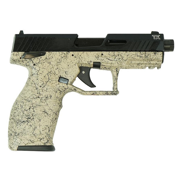 Taurus TX22 Handgun .22 LR 10rd Magazines(2) 4.6" Barrel FDE Splatter on Black Slide/Black Frame