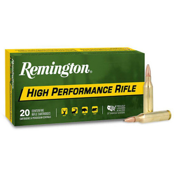 Remington High Performance Rifle Ammunition .243 Win 80 gr PSP 3350 fps 20/ct