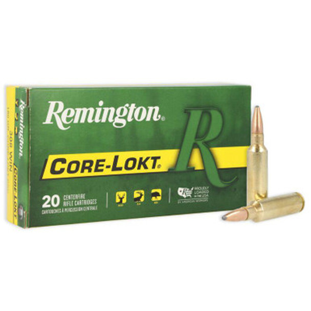Remington Core-Lokt Rifle Ammunition .300 WSM 150 gr PSP 3320 fps 20/ct