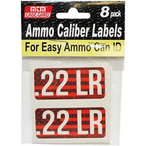 MTM Ammo Caliber Labels 12 GA - 8/ct