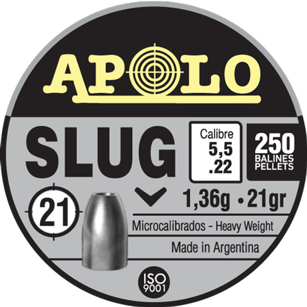 250 PACKHATSAN APOLO 22 SLUG 21 GRAIN 