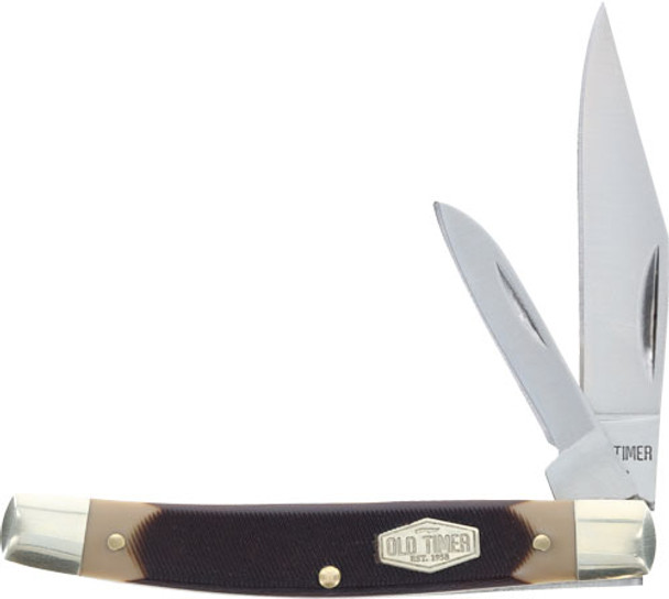 2-BLADE 2.4" S/S DELRINOLD TIMER KNIFE MIDDLEMAN JACK 