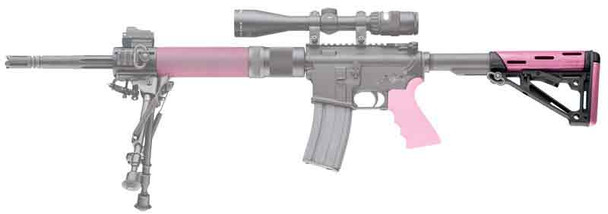 PINK RUBBER MIL-SPECHOGUE AR-15 COLLAPSIBLE STOCK 
