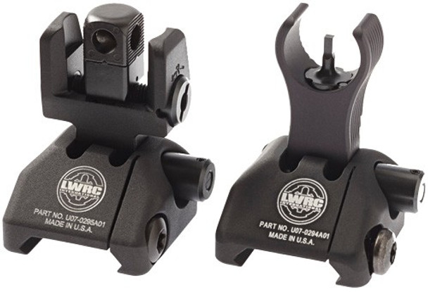 SKIRMISH BUIS BLACK PICATINNYLWRC SIGHT SET FOLDING 