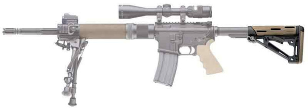 FDE RUBBER COMMERCIALHOGUE AR-15 COLLAPSIBLE STOCK 