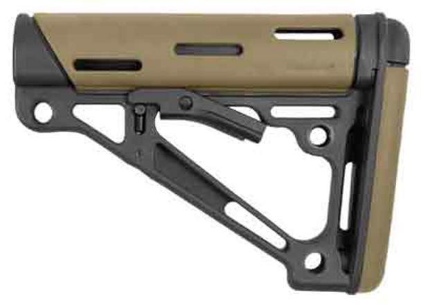 FDE RUBBER COMMERCIALHOGUE AR-15 COLLAPSIBLE STOCK 