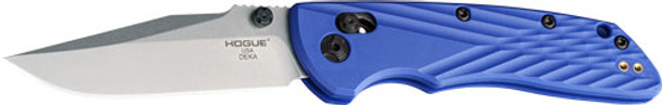 3.25" CLIP POINT POLY BLUEHOGUE DEKA ABLE LOCK FOLDER 